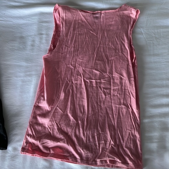 Club Monaco pink tank size M front detail cotton - Picture 3 of 4